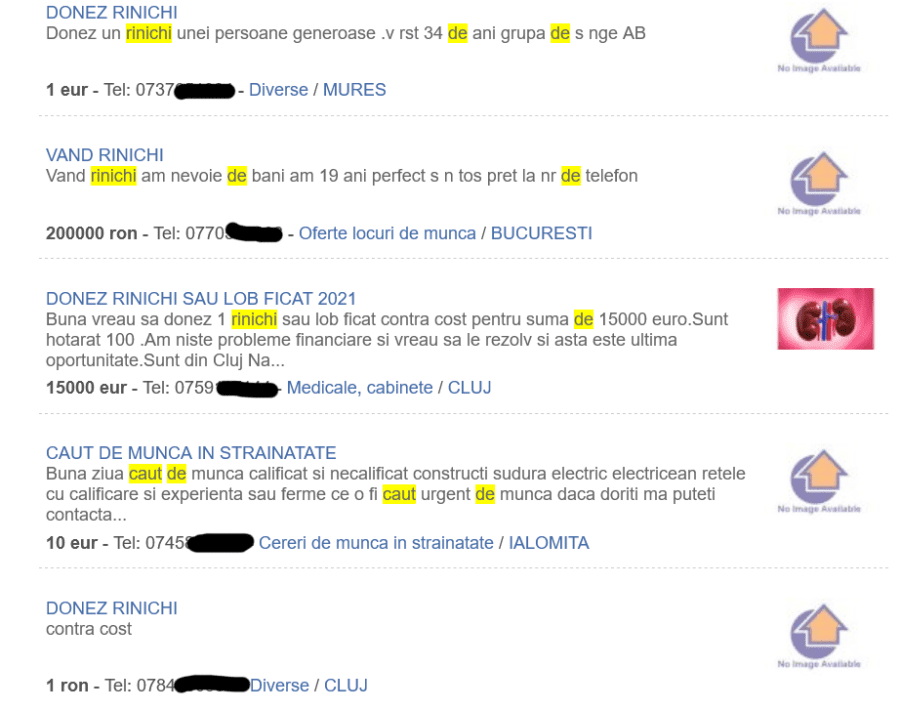 Anunt donare organe