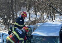 Accident grav pe DN 79, la Pădurea Perișor. Elicopterul SMURD, chemat de urgență pentru o femeie încarcerată