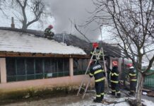 Incendiu într-o comună din Dolj. Pagubele făcute de flăcări