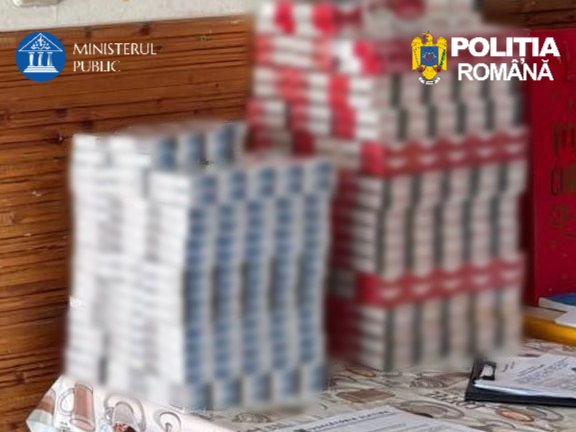Percheziţii la Ipoteşti, într-un dosar de contrabandă de ţigări