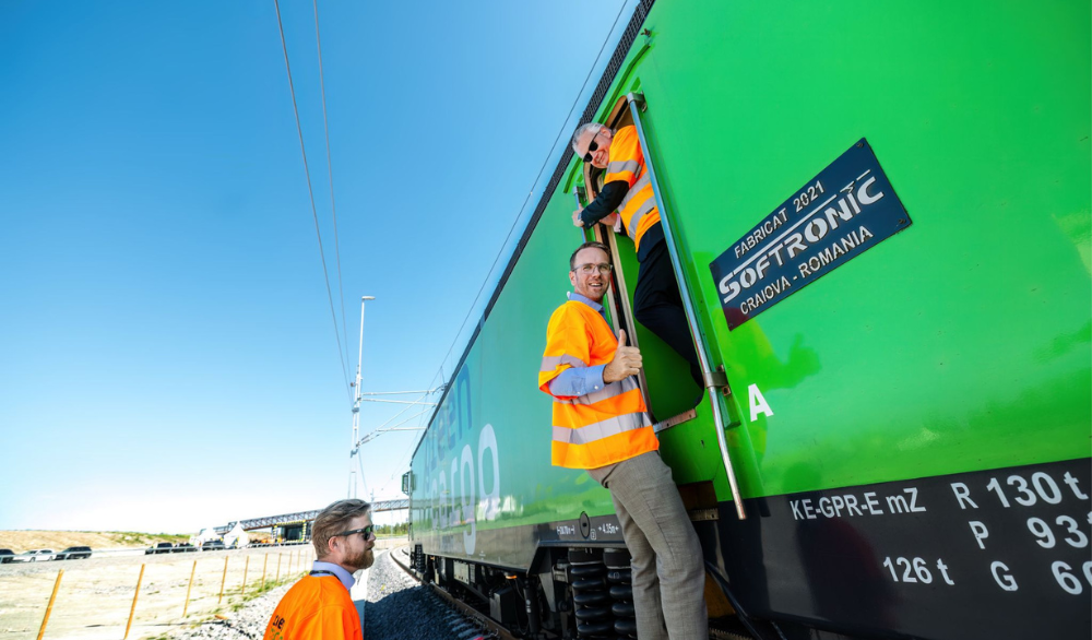 Performanță românească pe șinele Suediei: Locomotiva Softronic a inaugurat o linie feroviară strategică sursa foto: softronic