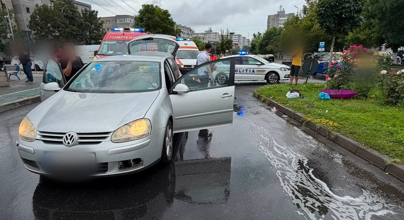 O femeie din Brebeni, la spital, în urma unui accident rutier produs la Slatina