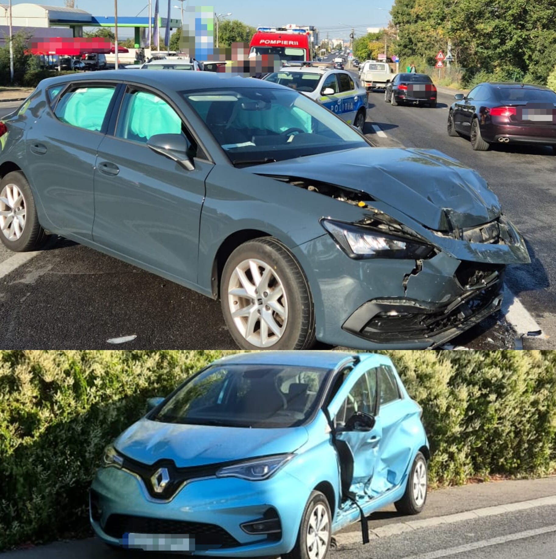 Accident în Craiova. Trei persoane la spital