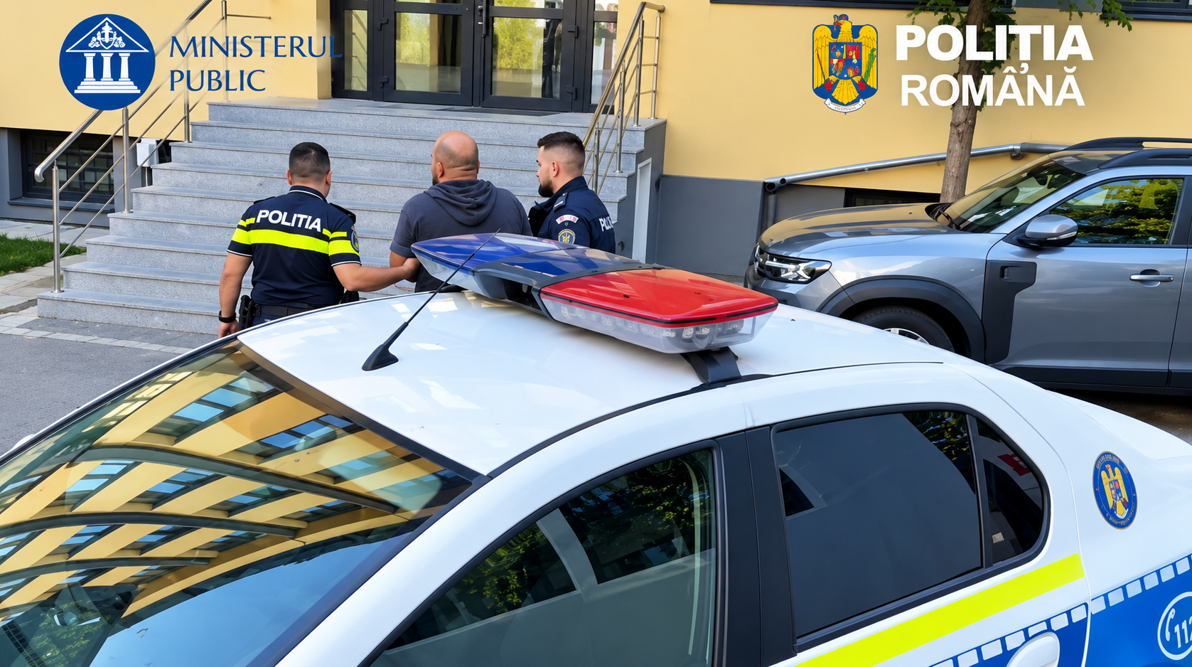 Bărbat din Ialomița, reținut de polițiștii din Olt după ce a bătut doi localnici la un eveniment public în comuna Vișina