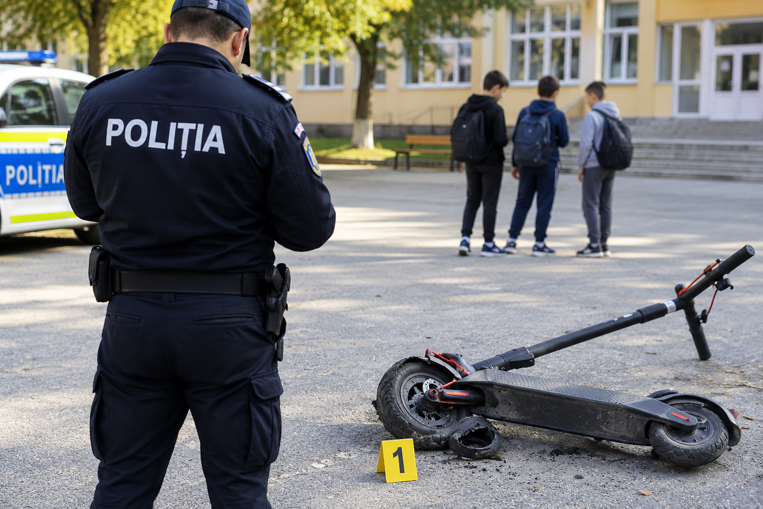 Părinți amendați și dosar penal la Olt după ce un elev a fost atacat de alți doi copii în curtea școlii