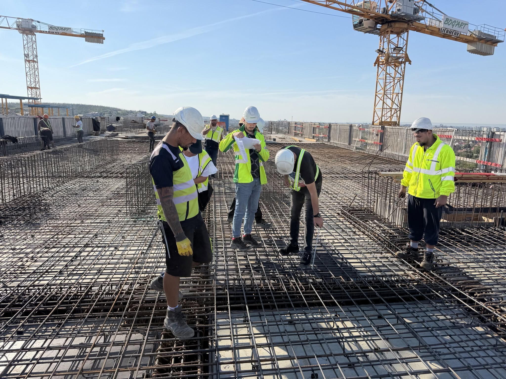 Stadiul lucrărilor la Spitalul Regional de Urgență din Craiova. Structura a ajuns la patru etaje în lucru